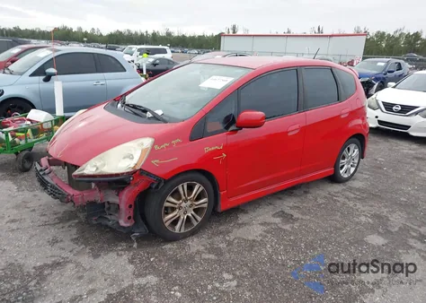 2010 Honda Fit Sport from USA, damaged, VIN JHMGE8H46AC032424